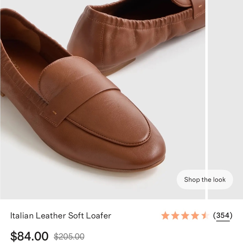 Quince Italian Leather Soft Brown Loafers